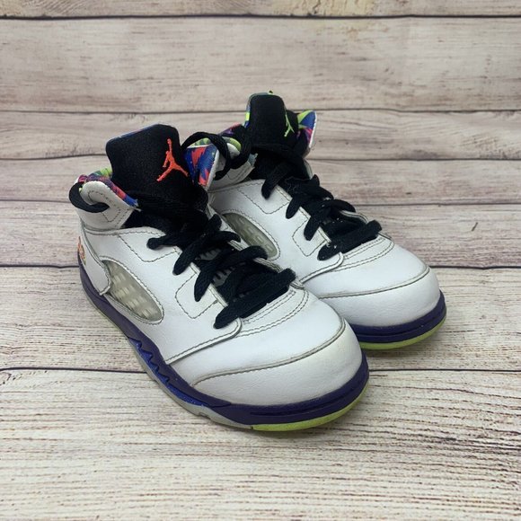 Nike Air Jordan 5 Alternate Bel Air Toddler Size 10C Shoes DB3025 100 - Picture 2 of 8